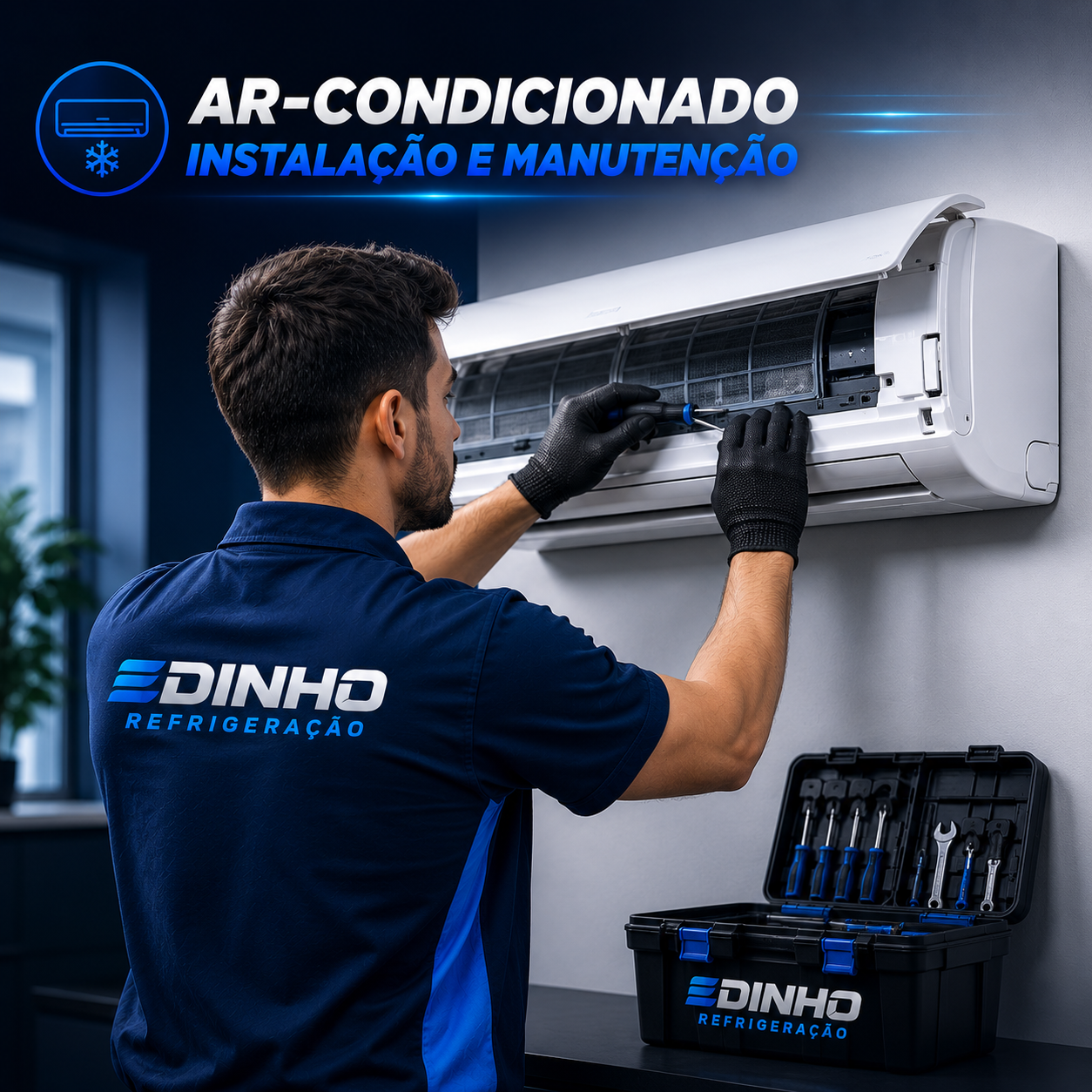 Serviço realizado por Edinho Refrigeração